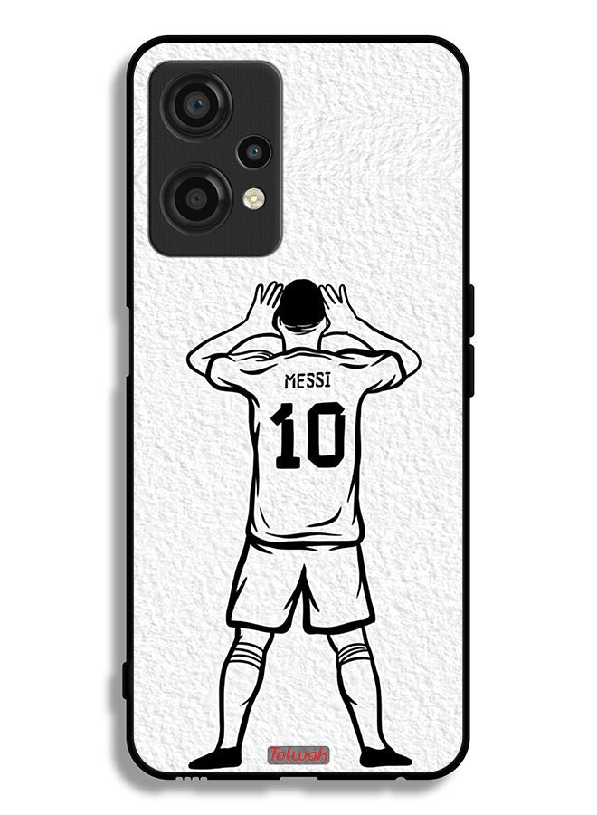 Tolwak OnePlus Nord CE 2 Lite 5G Protective Case Cover Messi Sketch - Image 2