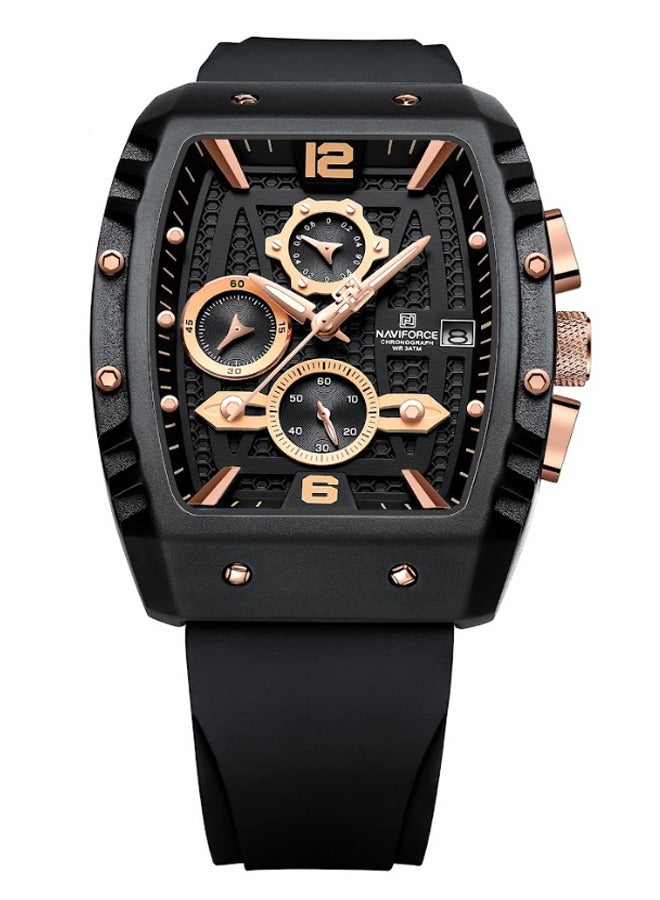 NAVIFORCE Men's Water Resistant Analog Luxury Sports Watch NF8025 - Image 1