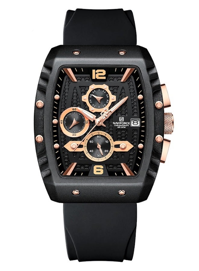 NAVIFORCE Men's Water Resistant Analog Luxury Sports Watch NF8025 - Image 4