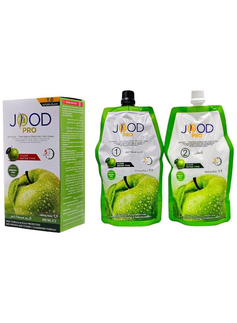 جود برو كريم تلوين الشعر الطبيعي بنكهة التفاح الأسود والأمونيا - Image 1