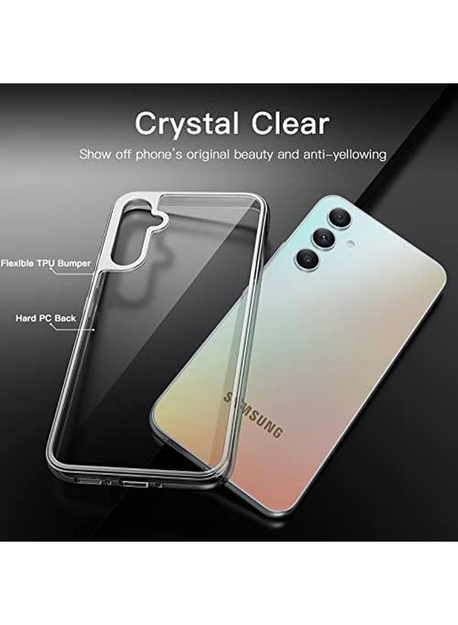 جي تيك حافظة لهاتف سامسونج جالاكسي A34 مقاس 6.6 بوصة، غير قابلة للاصفرار، مقاومة للصدمات، غطاء حماية للهاتف، مضاد للخدش، ظهر صلب من مادة البولي كربونات شفاف - Image 3