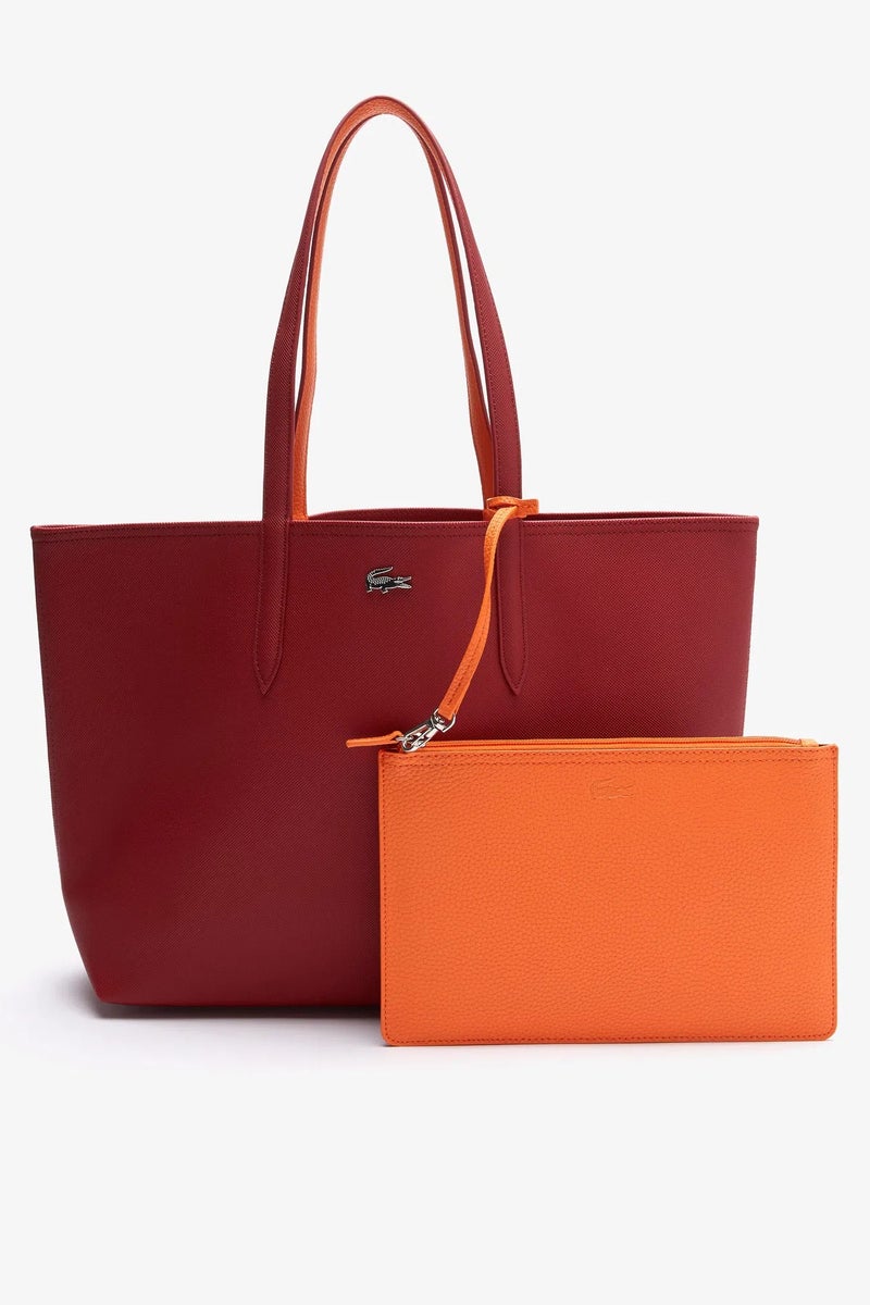 لاكوست حقيبة يد نسائية من لاكوست، ذات وجهين وسعة كبيرة، متعددة الاستخدامات، أنيقة - Image 1