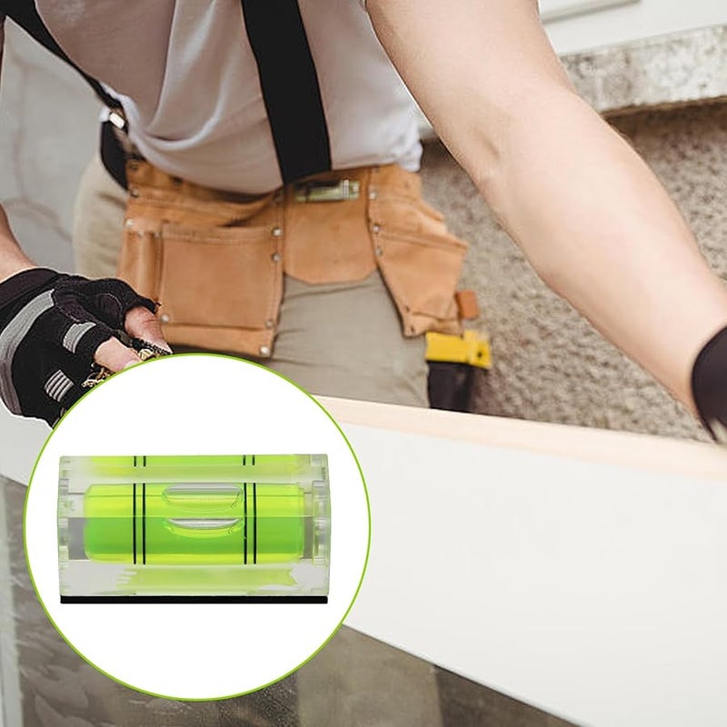 5 Pack Green Spirit Levels Night View Bubble Level for Accurate Measurement - Image 3