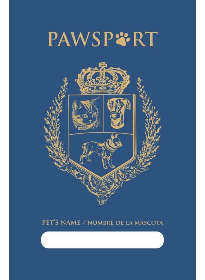 Pet Passport & Medical Record, for Pet Health and Travel, Bilingual English Spanish 4x6: Animal Health & Vaccine Record Book