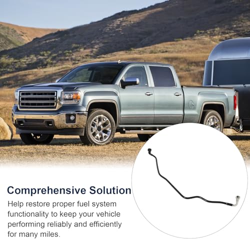 RALZAOTO 904-018 Rear Fuel Line Compatible with Chevrolet Silverado 1500 GMC Sierra 1500 2008-2018 Fuel Line Gas Rear - Image 5