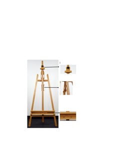 PicassoTiles PICASSO EASEL PINE WOOD ( TIMBER COLOUR ) GOOD QUALITY  - Image 3