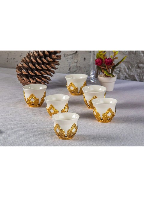 Porcelain Mirra Cup 6 Pieces Boxed