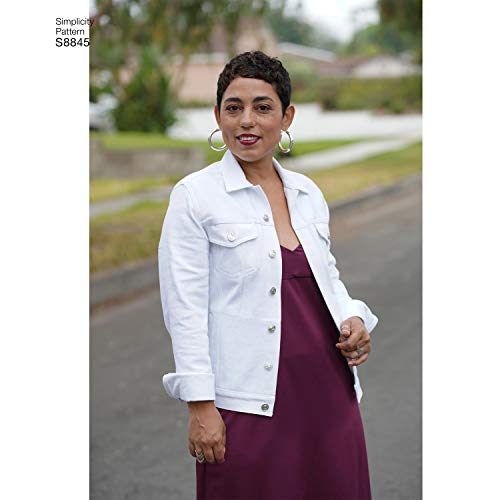 Simplicity Pattern S8845 Unisex Jean Jacket Sewing Pattern Kit by Mimi G Style, Code 8845, Sizes XS-XL - Image 3