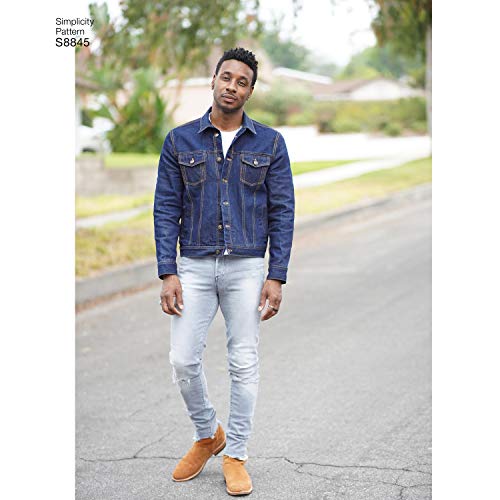 Simplicity Pattern S8845 Unisex Jean Jacket Sewing Pattern Kit by Mimi G Style, Code 8845, Sizes XS-XL - Image 4