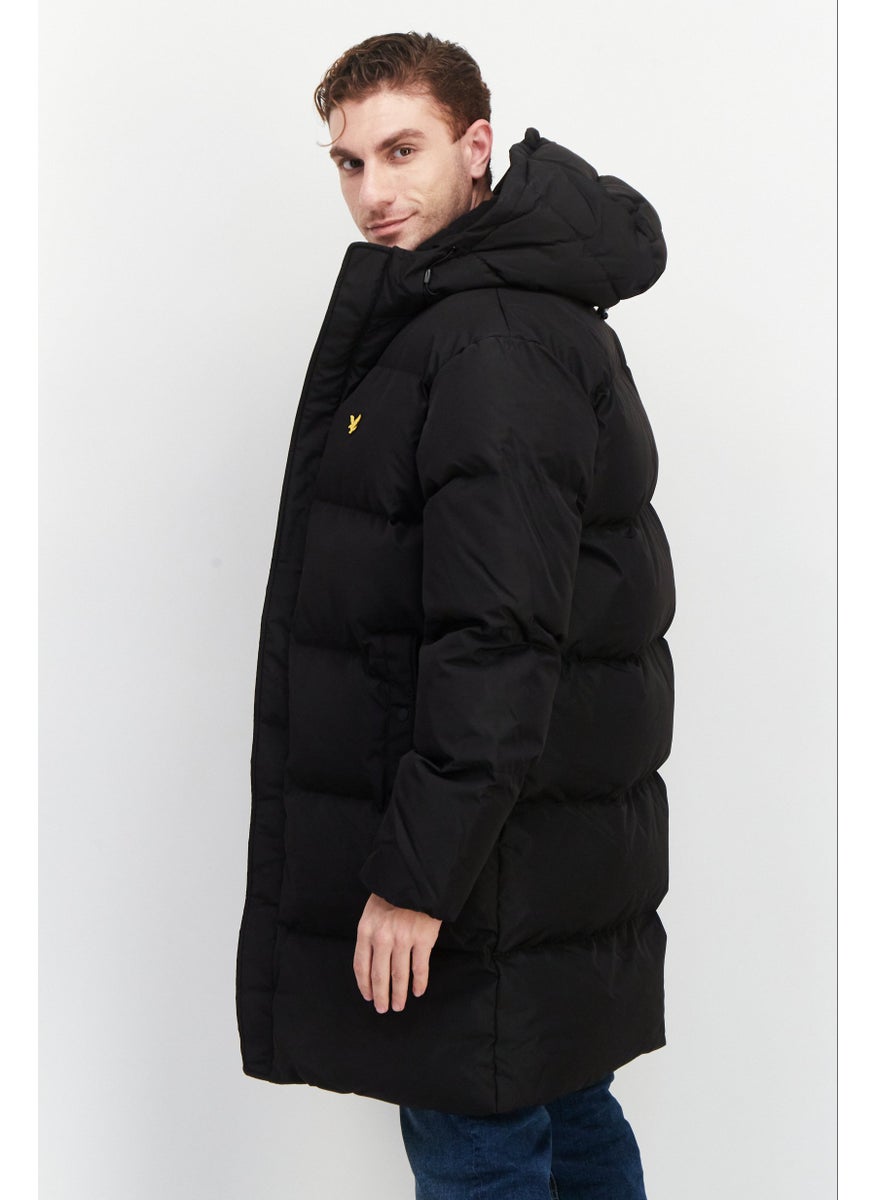 Lyle & Scott - Men Plain Puffer Jacket, Black - Image 1