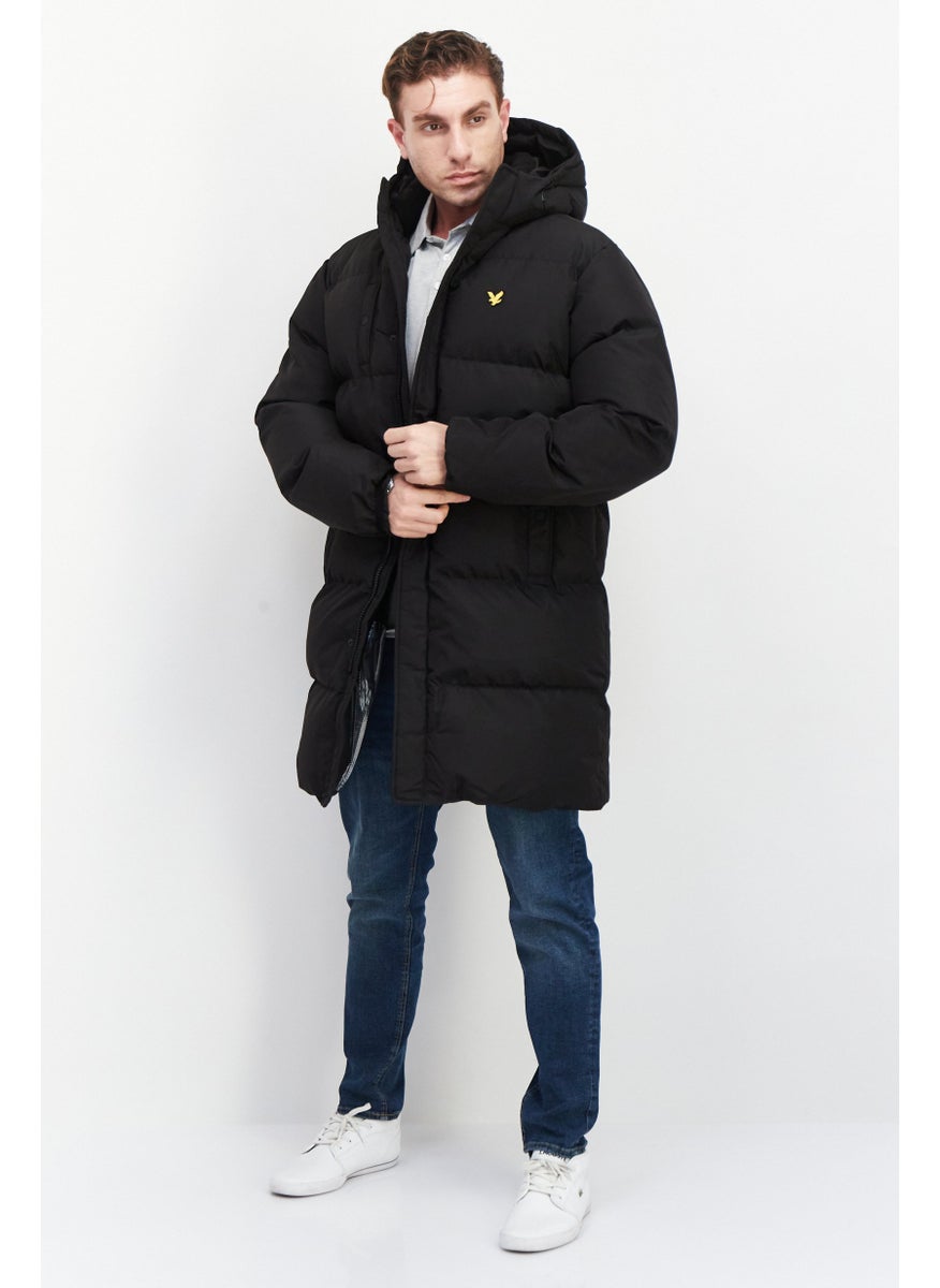 Lyle & Scott - Men Plain Puffer Jacket, Black - Image 1