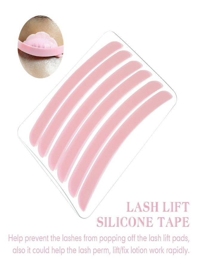 PERMANIA Lash Lift Rods, Great Smell Lash Glue Balm for Eyelash Perm Silicone Curler Pads Reusable Lash Perm Covers Makeup Beauty Tools 17PCS(Pink) - Image 5