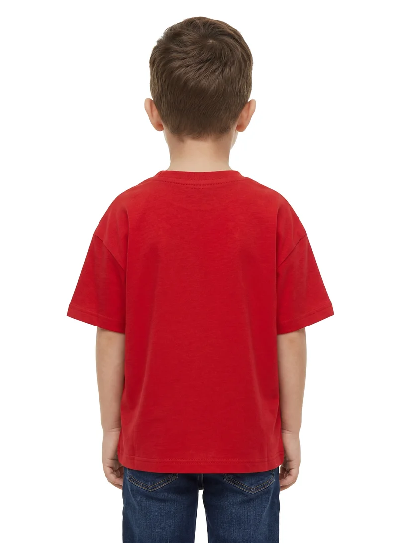ديزني Disney Goofy Graphic T-Shirt for Kids | Character Print Casual Crew Neck Tee