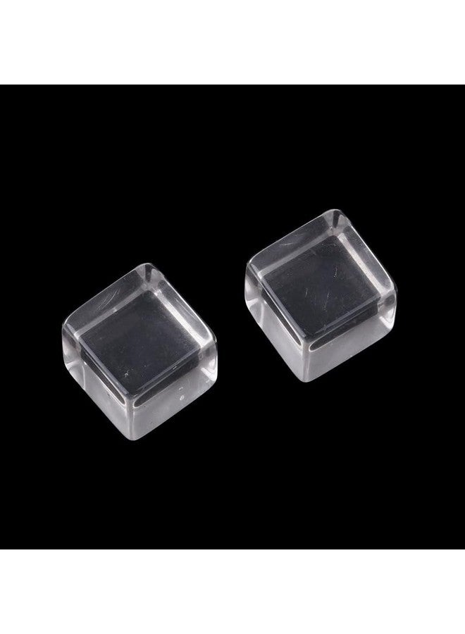 Teensery 25 Pcs 16mm Blank Dice Clear Acrylic Square Blocks 6 Sided Game Dice Cubes for Table Games, Board Games, Craft Projects - Image 5