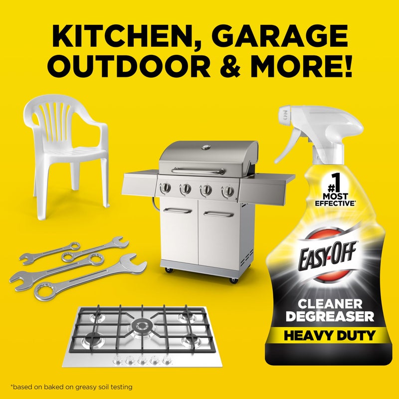 Easy-Off Heavy Duty Degreaser Cleaner Spray, Kitchen Degreaser, 32 Oz - Image 5