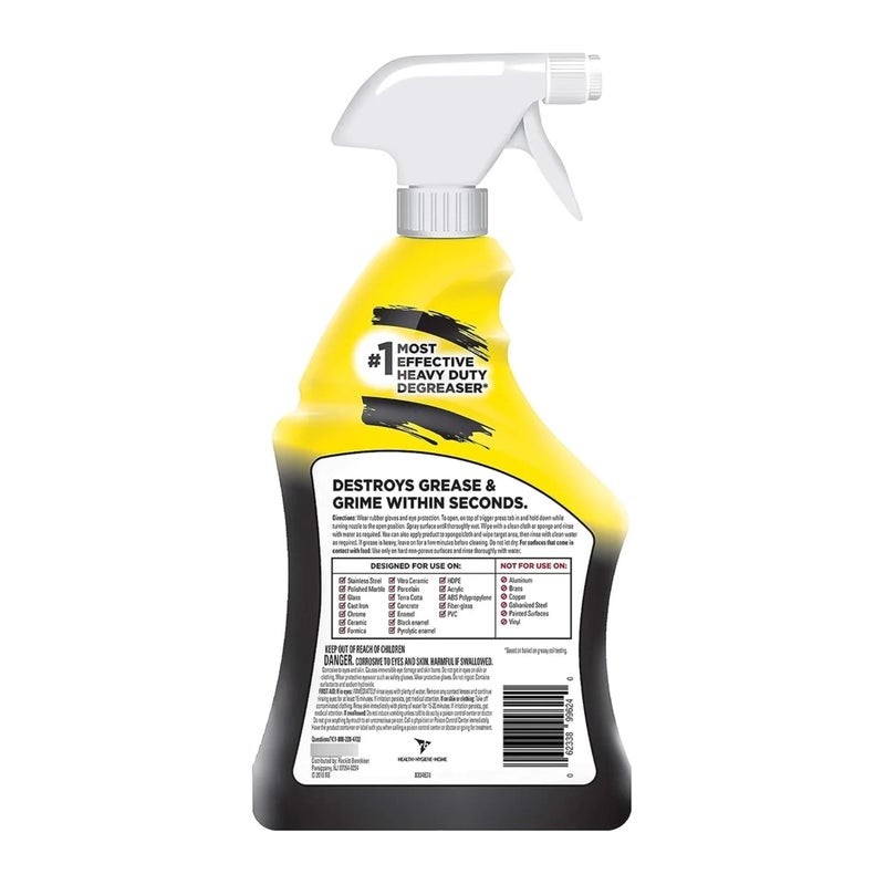 Easy-Off Heavy Duty Degreaser Cleaner Spray, Kitchen Degreaser, 32 Oz - Image 2