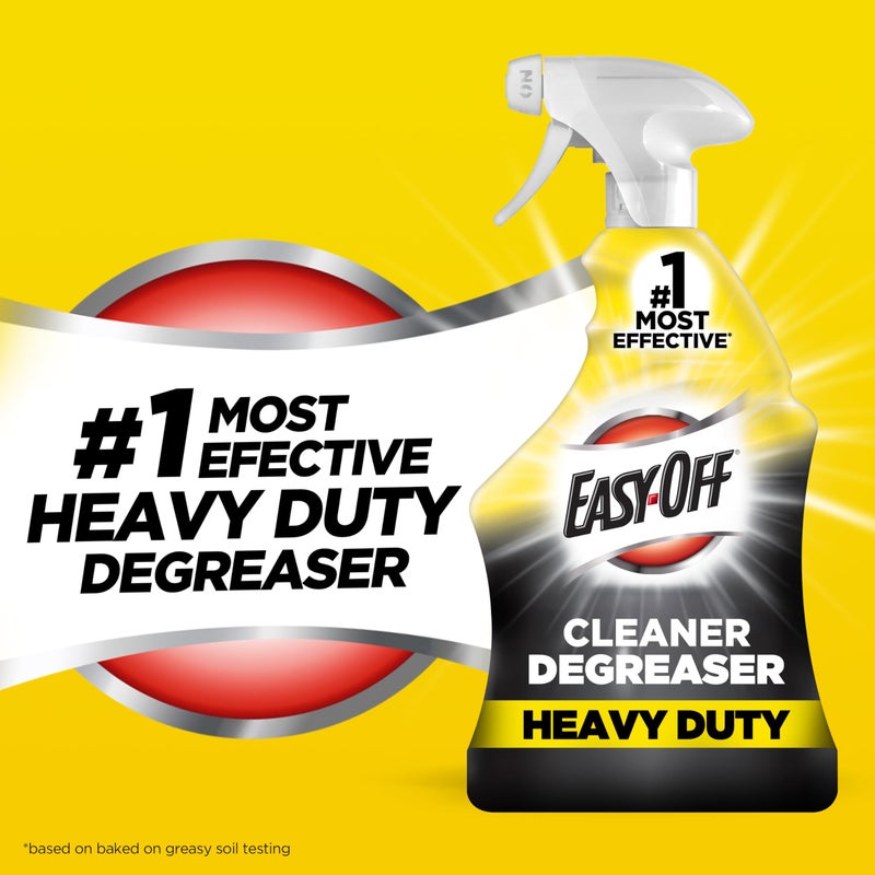 Easy-Off Heavy Duty Degreaser Cleaner Spray, Kitchen Degreaser, 32 Oz - Image 3