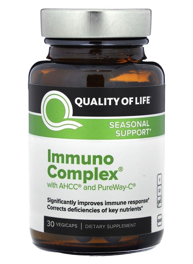 Quality of Life Immuno Complex 30 Vegicaps 
