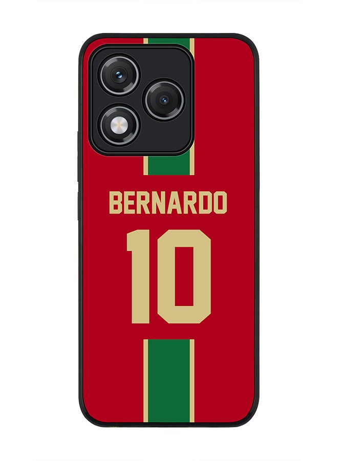 For Honor 400 Lite Case,Slim fit Camera Protection, Shockproof Thin Phone cover  - Football - Portugal,  Bernardo
