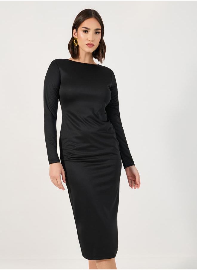 Styli Sleek Midi Dress  - Image 2