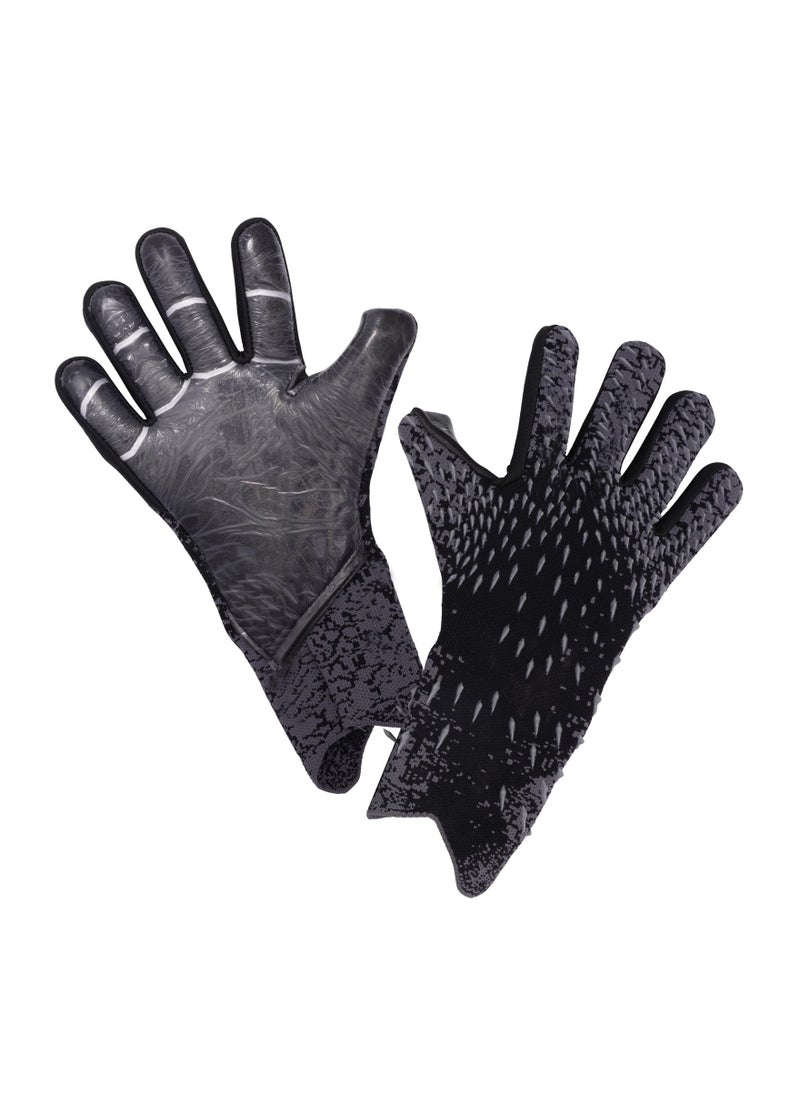 Captaintech High-Quality Goalkeeper Gloves for Adults & Youth, Size 9 - Strong Grip, Non-Slip, Wear-Resistant, Silicone Material, Wrist Protection, Eco-Friendly & Odorless Football Gloves.  - Image 1