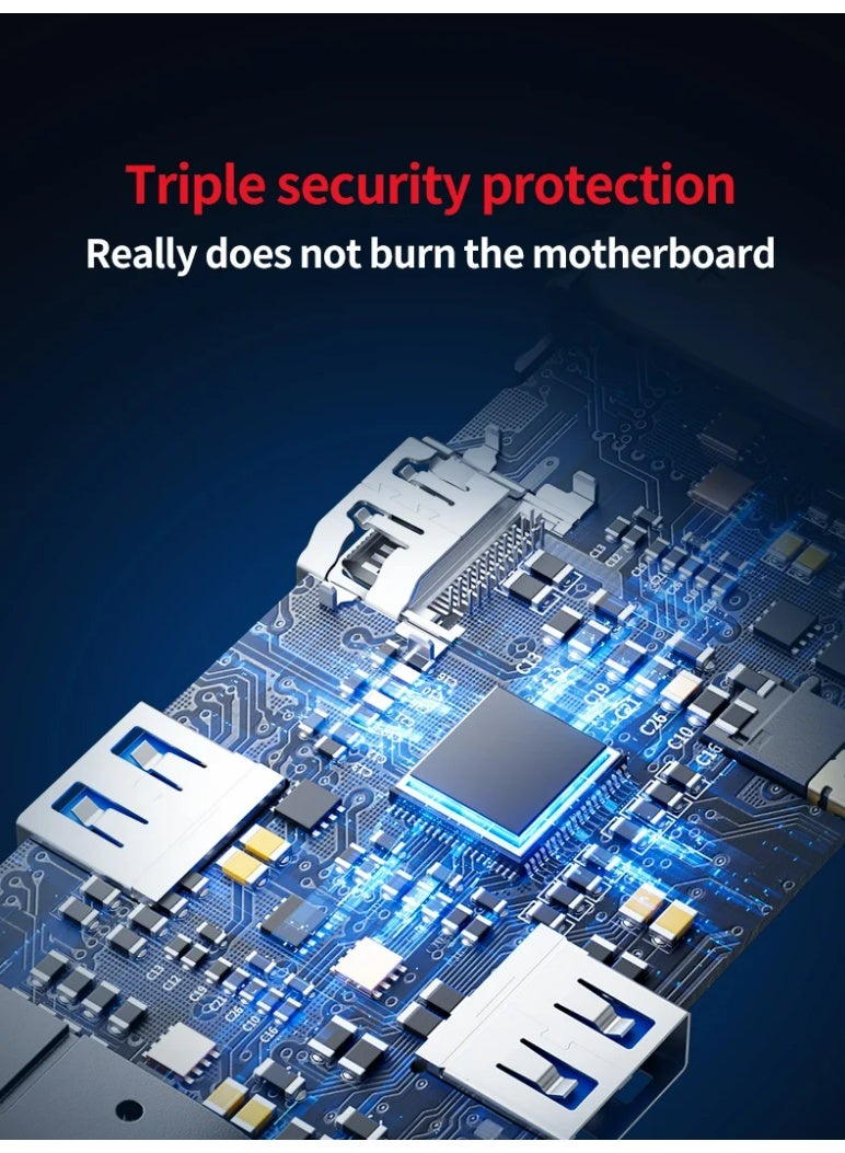 PLEXTONE GS1 7-in-1 Gaming Docking Station for Mobile & Tablet – Game Hub with HDMI, USB3.0, Ethernet, PD Fast-Charge - Image 4