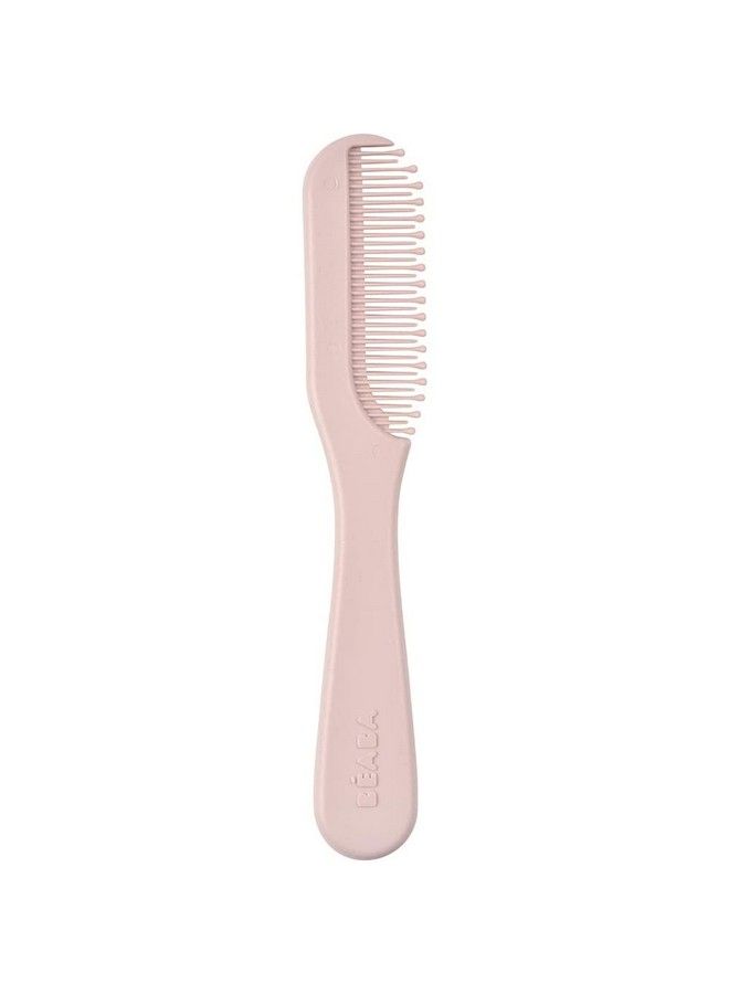 BEABA Comb + Hairbrush Set For Babies And Children Integrated Comb Storage System On The Back Of The Brush Pink (920367) - Image 4