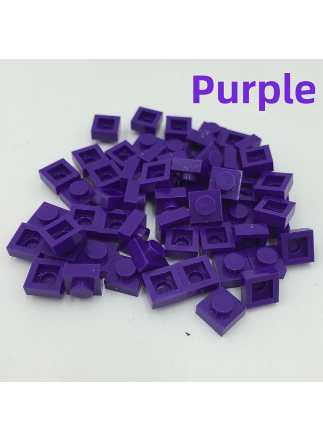 Building Block Parts Small Particles Basic Parts Short 1*1 Hole Pixel Particles Assembled Building Blocks Draw Two-dimensional Code 0.1 Kg/bag 