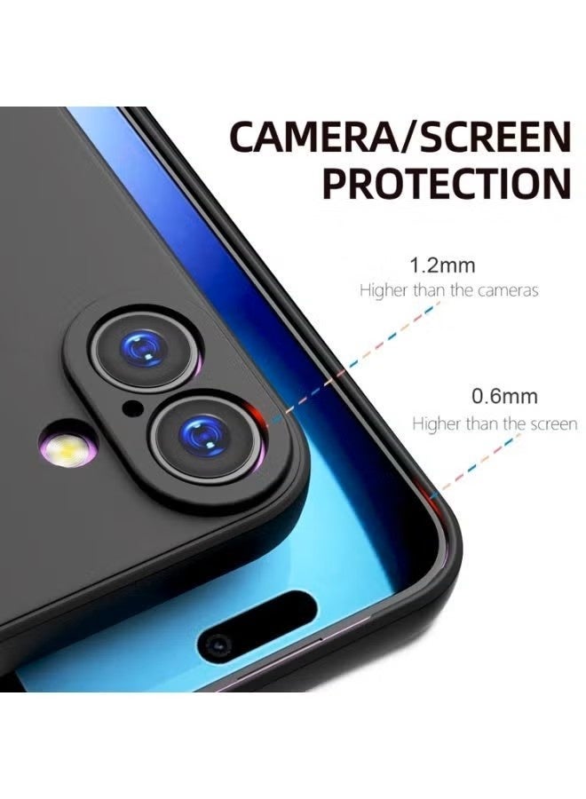 general iPhone 17 Series Premium Liquid Silicone Case – Silky Soft-Touch Finish, Enhanced Drop Protection, and Slim Fit Design – Midnight Black - Image 3