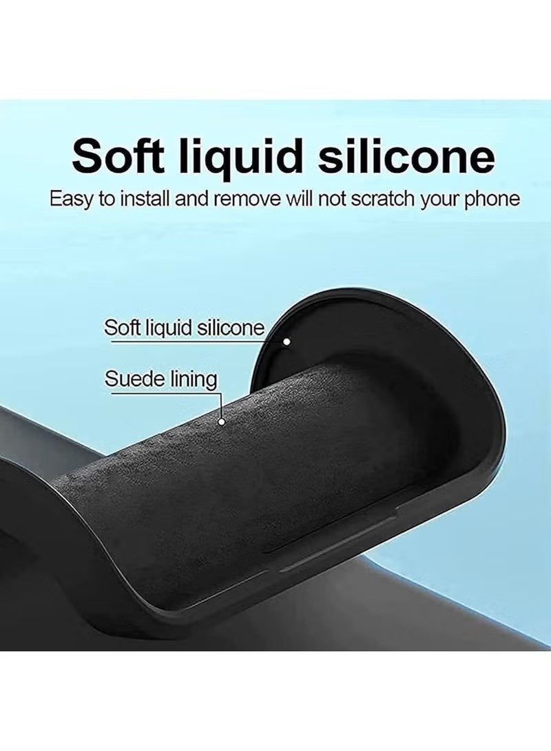 general iPhone 17 Series Premium Liquid Silicone Case – Silky Soft-Touch Finish, Enhanced Drop Protection, and Slim Fit Design – Midnight Black - Image 2