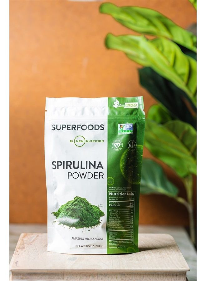 MRM Super Foods - Spirulina Powder, 8.5 Ounce - Image 3