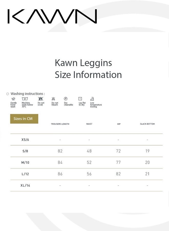 KAWN.YOGA Womens High Waist Contour Workout Sport Leggings Yoga Pants Running Pants - Image 5