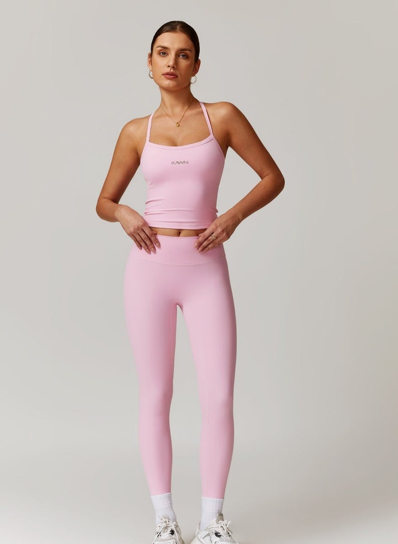 KAWN.YOGA Womens High Waist Contour Workout Sport Leggings Yoga Pants Running Pants - Image 3