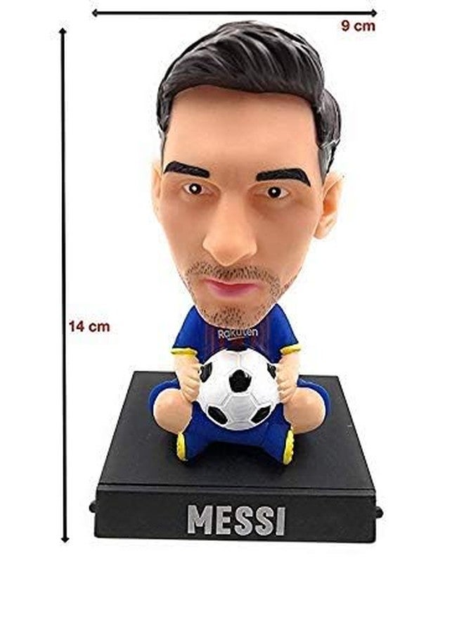 Abelestore Super Hero Messi_Action Figure Limited Edition Bobblehead with Mobile Holder for Car Dashboard, Office Desk & Study Table (Pack of 1), Plastic - Image 5