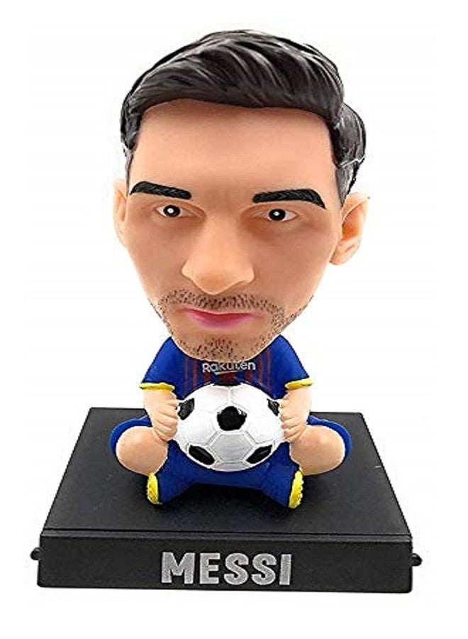 Abelestore Super Hero Messi_Action Figure Limited Edition Bobblehead with Mobile Holder for Car Dashboard, Office Desk & Study Table (Pack of 1), Plastic - Image 1