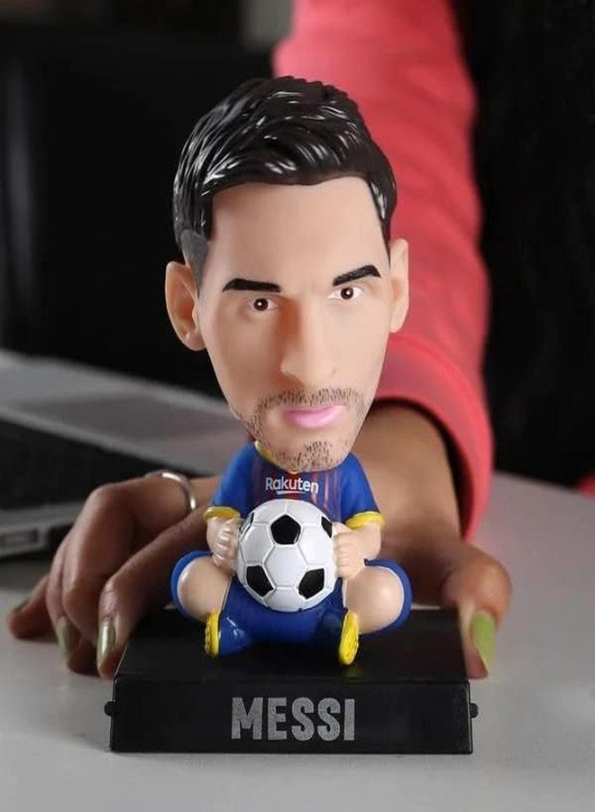Abelestore Super Hero Messi_Action Figure Limited Edition Bobblehead with Mobile Holder for Car Dashboard, Office Desk & Study Table (Pack of 1), Plastic - Image 3