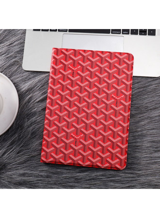 For Ipad10.2 Protective Case Flat Air10.5 Silicone Pro11 Soft Case 12.9mini Mini Anti-fall Case-Color:Red-Applicable Model:2020/2021/2022 Pro11