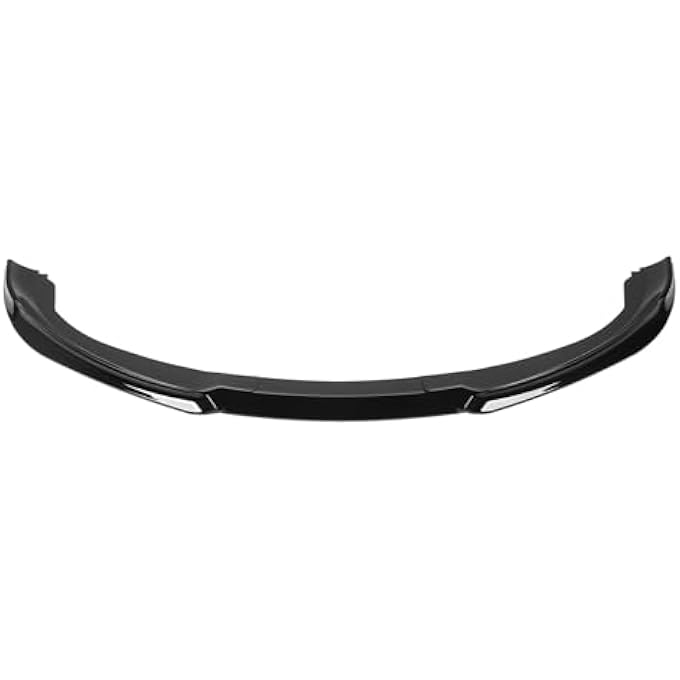 Eujgoov Front Bumper Splitter Lip Kits Durable Gloss Black Sporty Design Fit for Genesis Coup Prefacelift 2010 to 2012, material: Pp - Image 1