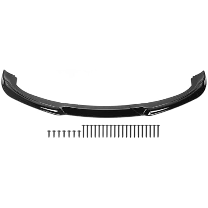 Eujgoov Front Bumper Splitter Lip Kits Durable Gloss Black Sporty Design Fit for Genesis Coup Prefacelift 2010 to 2012, material: Pp - Image 5