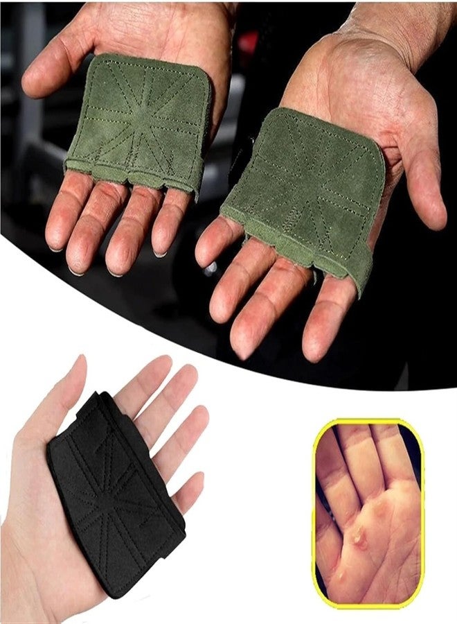 Digital Shoppy Weightlifting Gym Gloves, Army Green, (1 Pair) - Image 2