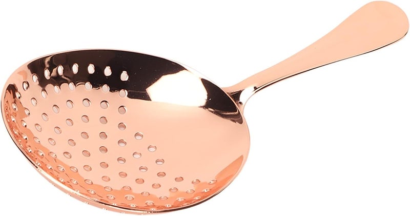 Comfort grip Yosoo Stainless Steel Julep Strainer Slotted Spoon Bar Spoon Skimmer with Ergonomic Handle for Cocktails Cooking Desserts Ice Cream (Copper Plating) Safe approved storage space Flat working surface Varied global sizing picks Flexible anti-break Secure equipped warehouse Multi-demand satisfied design Long term heavy use compatible Growing order stock support Multiple sizes Ready varied options Balanced universal design Nationwide warehouse layout Wet anti slip Market mainstream color picks Global production standard crafted Single & bulk storage compatible UV resistant Periodic stock arrangement Pre-stock well-packed goods Economical varied sizing picks Regular scheduled transit Gulf climate fit Globally spread simple design Post-order arranged dispatch - Image 2