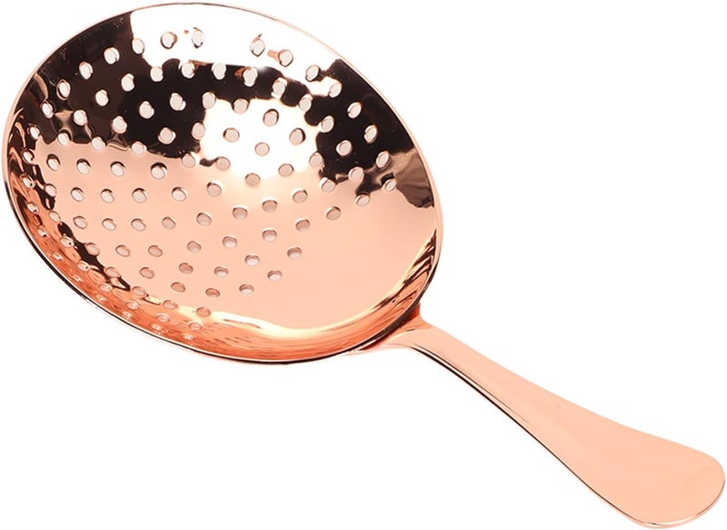 Comfort grip Yosoo Stainless Steel Julep Strainer Slotted Spoon Bar Spoon Skimmer with Ergonomic Handle for Cocktails Cooking Desserts Ice Cream (Copper Plating) Safe approved storage space Flat working surface Varied global sizing picks Flexible anti-break Secure equipped warehouse Multi-demand satisfied design Long term heavy use compatible Growing order stock support Multiple sizes Ready varied options Balanced universal design Nationwide warehouse layout Wet anti slip Market mainstream color picks Global production standard crafted Single & bulk storage compatible UV resistant Periodic stock arrangement Pre-stock well-packed goods Economical varied sizing picks Regular scheduled transit Gulf climate fit Globally spread simple design Post-order arranged dispatch - Image 1