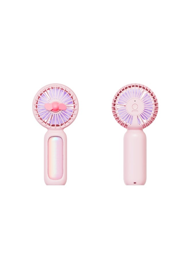 Miniso MINISO Colorful Handheld Fan (Pink) – Portable and Stylish Handheld Fan for Cooling Off in Hot Weather 