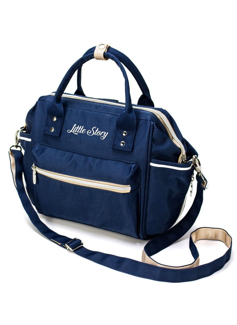 Little Story - Ace Diaper Bag - Blue - Image 1