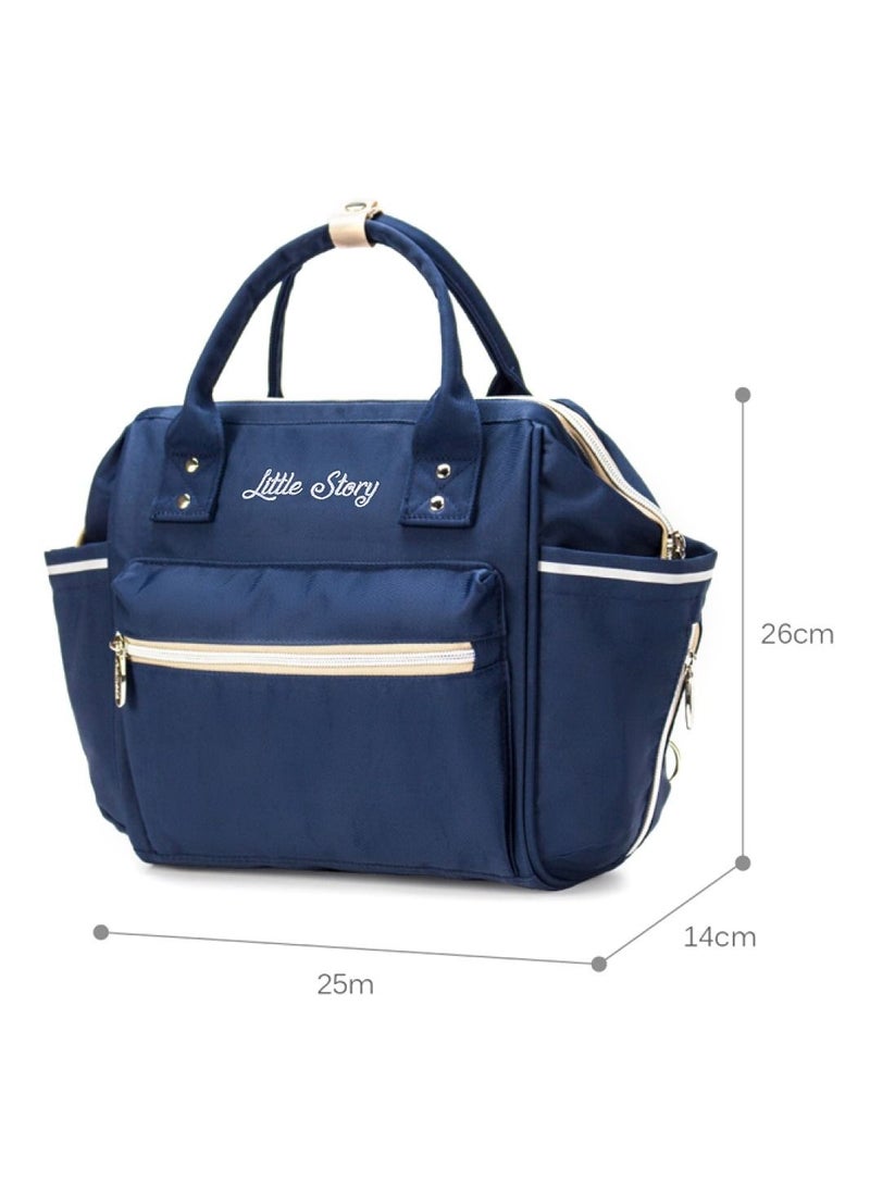 Little Story - Ace Diaper Bag - Blue - Image 1