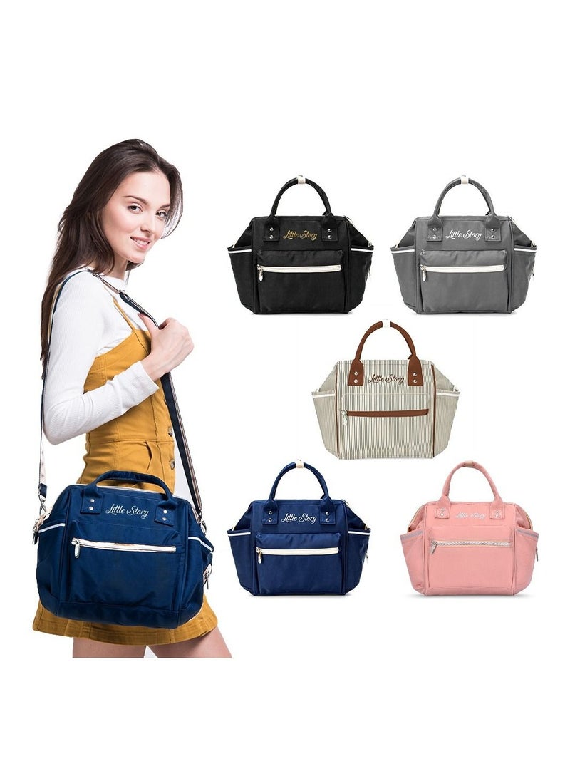 Little Story - Ace Diaper Bag - Blue - Image 1