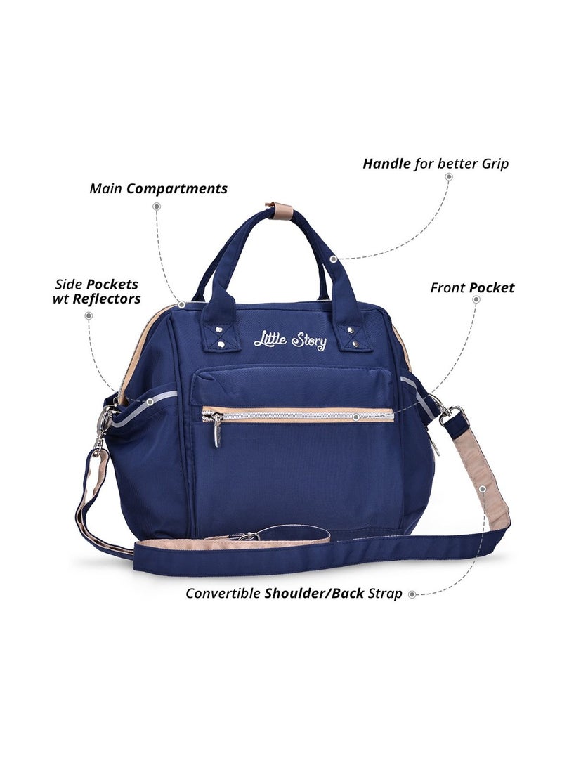Little Story - Ace Diaper Bag - Blue - Image 1