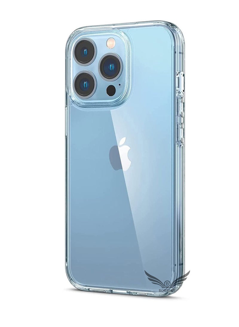 iPhone 14 Pro Case Cover Crystal Clear Shockproof Thin Silicone Yellowing-Resistant Slim Transparent Phone Case for Apple iPhone 14 Pro (6.1 inch) Clear - Image 1