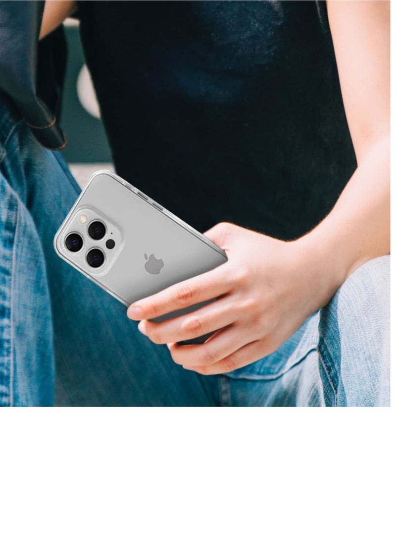 iPhone 14 Pro Case Cover Crystal Clear Shockproof Thin Silicone Yellowing-Resistant Slim Transparent Phone Case for Apple iPhone 14 Pro (6.1 inch) Clear - Image 4