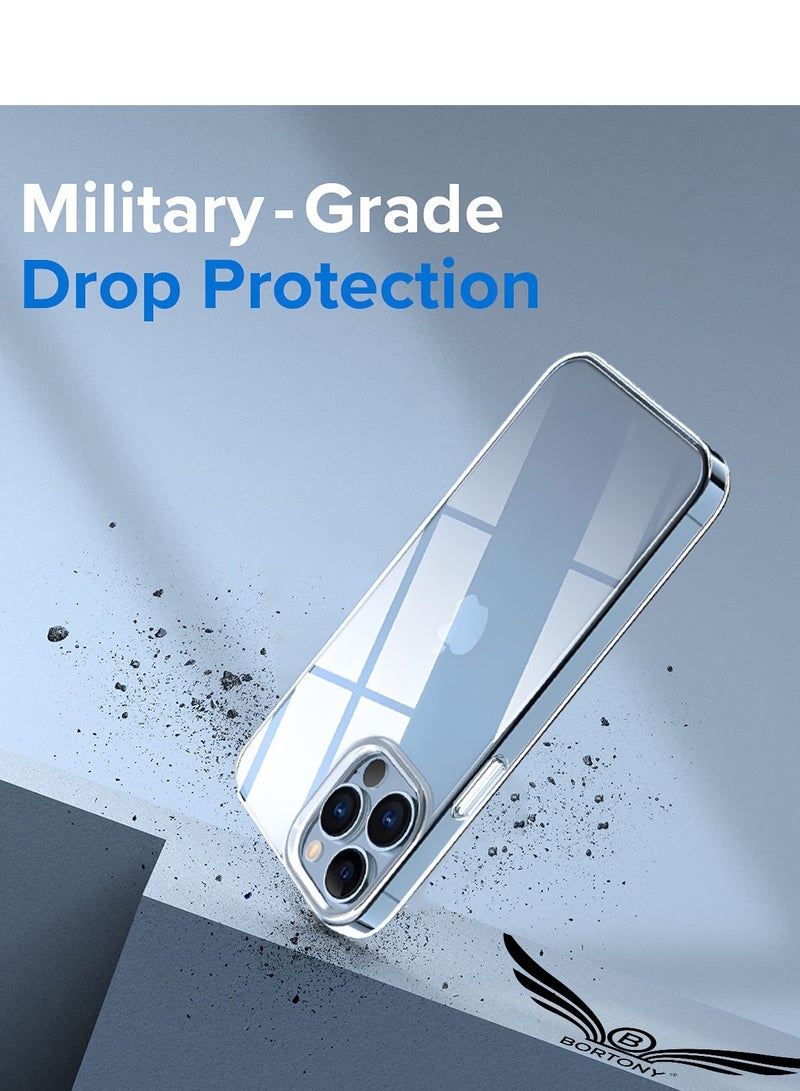 iPhone 14 Pro Case Cover Crystal Clear Shockproof Thin Silicone Yellowing-Resistant Slim Transparent Phone Case for Apple iPhone 14 Pro (6.1 inch) Clear - Image 5